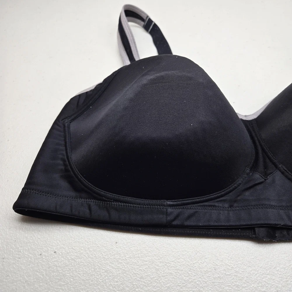 Vanity Fair Women Bra 44D Black T Shirt Wireless Strap‎ Convertible